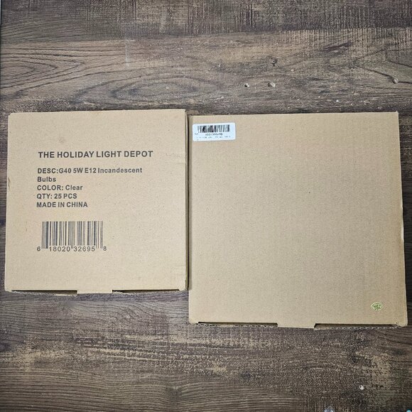 NIB 2 boxes, 50 pieces, G40 Replacement Lightbulbs - Picture 2 of 4